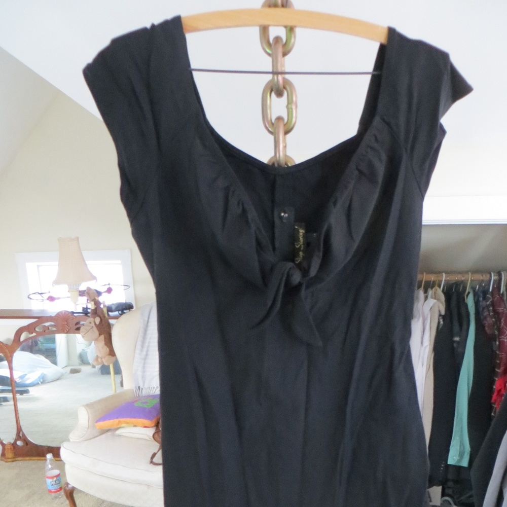 Stop Staring 3xl keyhole tie LBD